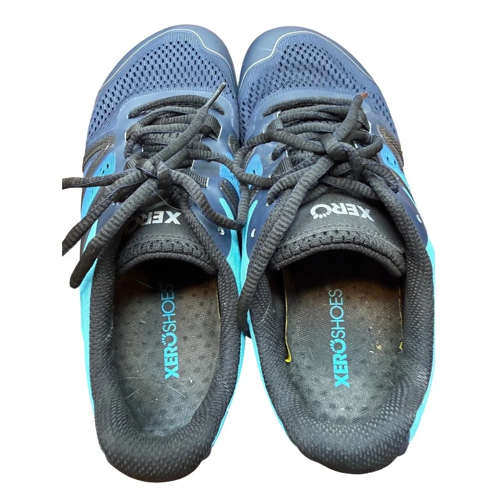 Xero Shoes HFS Mens Navy Minimalist‎ Barefoot Road Running Shoes Size 8 EUR 41